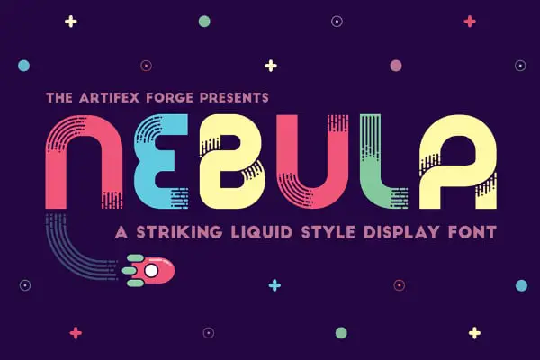 Creative Space Fonts for Designers: Nebula