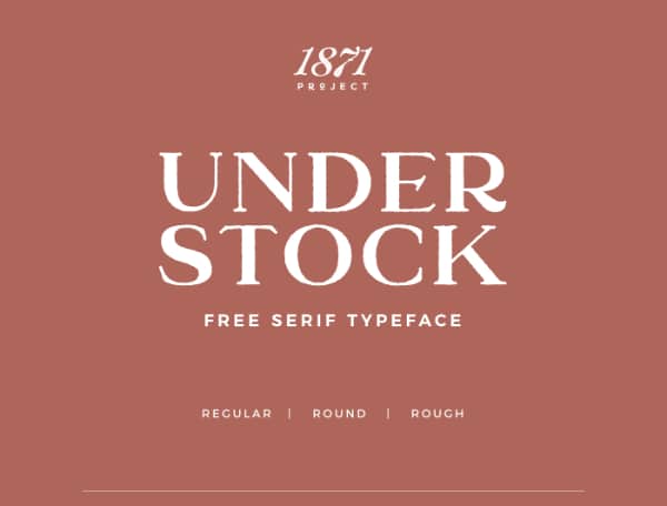 Free Travel Fonts for Designers: Under Stock