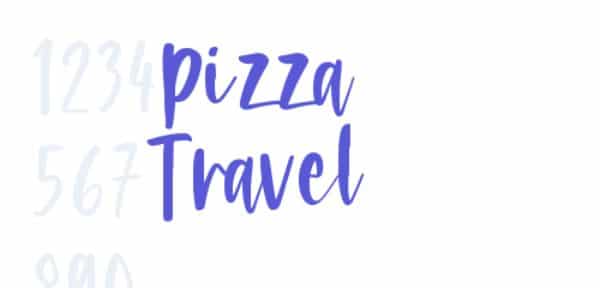 Free Travel Fonts for Designers: Pizza