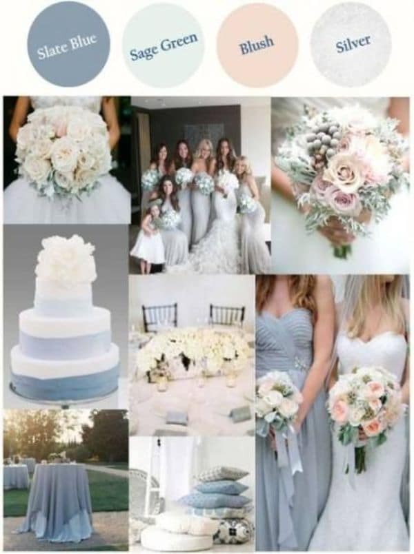 Perfect wedding website color combinations: Vintage Color
