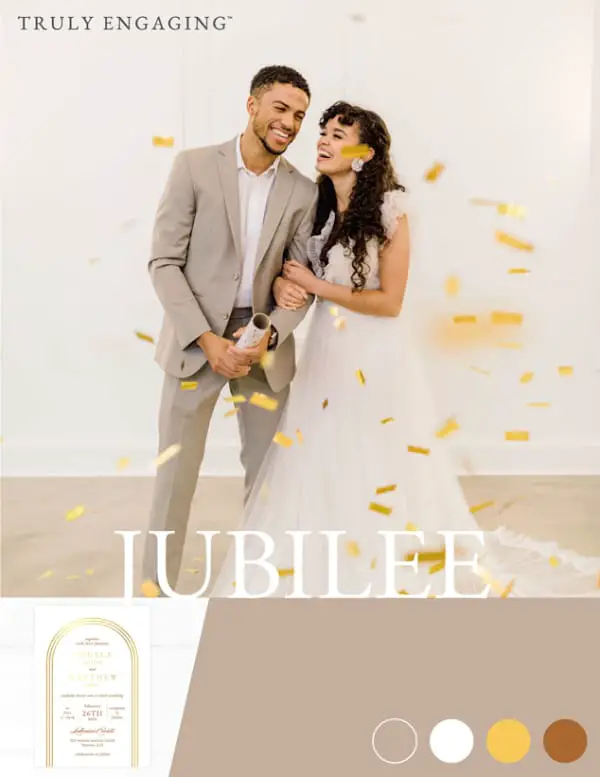 Perfect wedding website color combinations: Basic