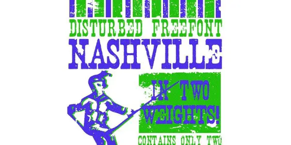 Free Retro Fonts All Designers Must Have: Nashville