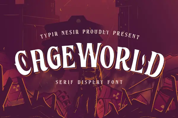 Best Fonts for Game Logo Design: Cage World