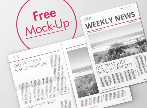 Newspapers Mockups that can be very helpful: Decent Newspaper Mockup
