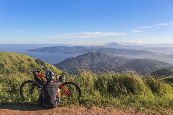 Free Amazing Sports Backgrounds for Designers: Adventure Cycling in Nature