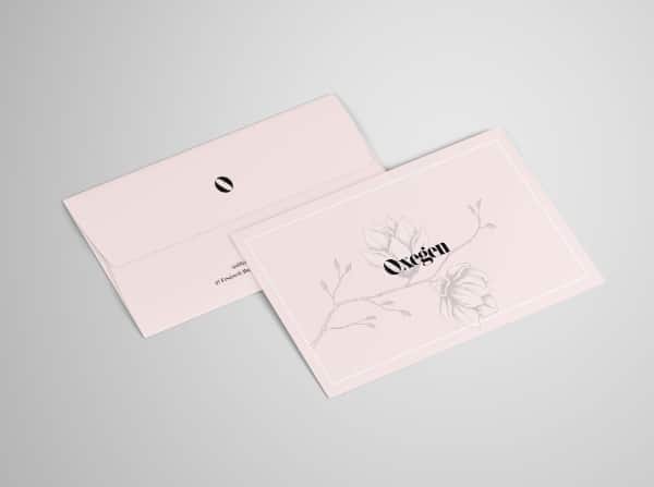 Postcard Mockups for Designers: Pink Letter Envelope