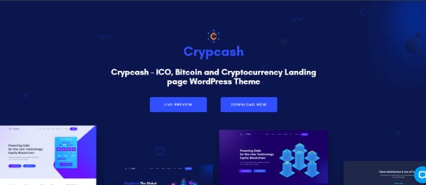 Amazing WordPress Themes for Crypto Currency: Crypcash