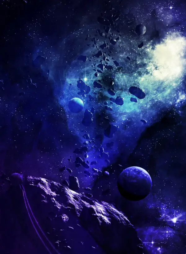 Free Surreal Backgrounds for Designers: Blue Space
