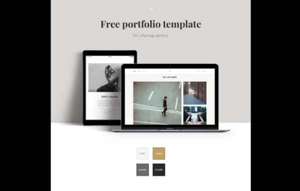 Free Graphic Design Portfolio Templates: For Photography & Designing