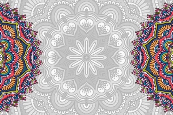 Free Backgrounds With Tribal Feel: hand drawn pattern