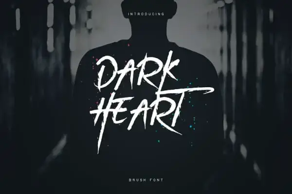 Amazing Sports & Fitness Fonts: Dark Heart