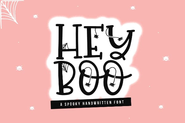 Scary Fonts to Give a Horror Feel : Hey Boo