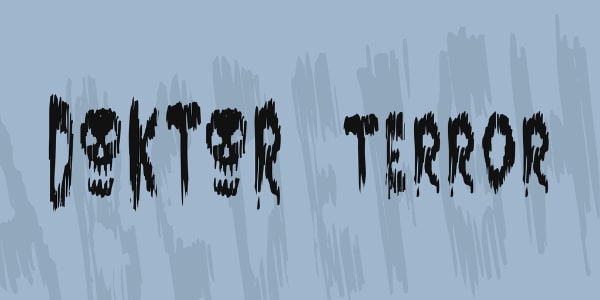 Scary Fonts to Give a Horror Feel : Doktor Terror