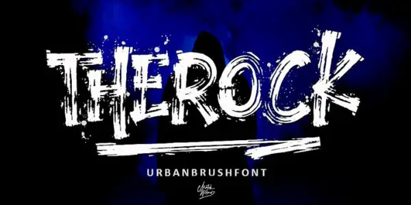 Amazing Sports & Fitness Fonts: TheRock