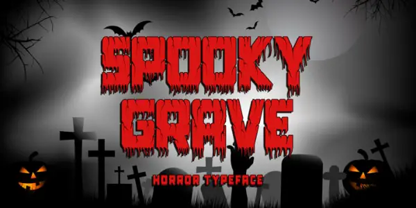 Scary Fonts to Give a Horror Feel : Spooky Groove
