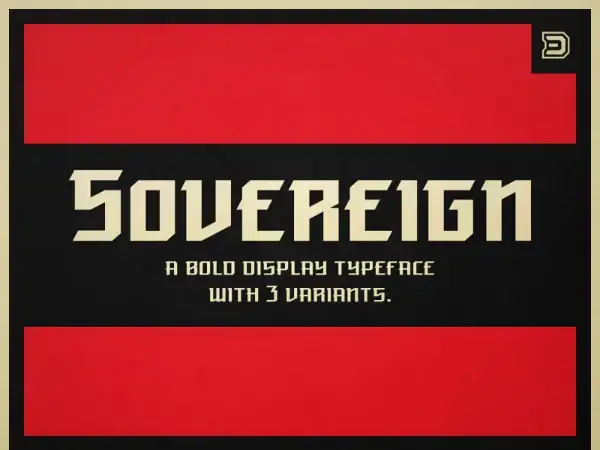 Amazing Sports & Fitness Fonts: Sovereign