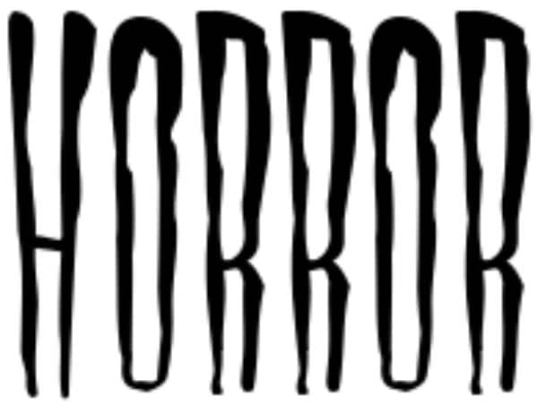 Scary Fonts to Give a Horror Feel : Horror