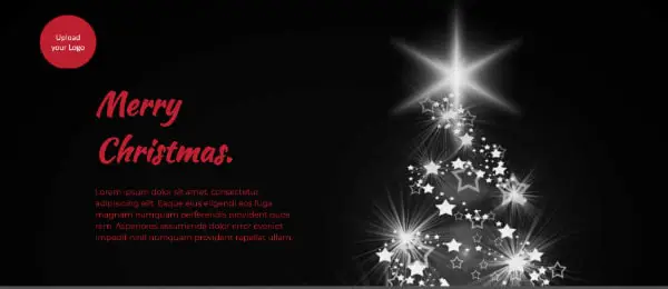 Creative Seasonal HTML Landing Pages: 3. Holiday Season- Black and Red Landing Page