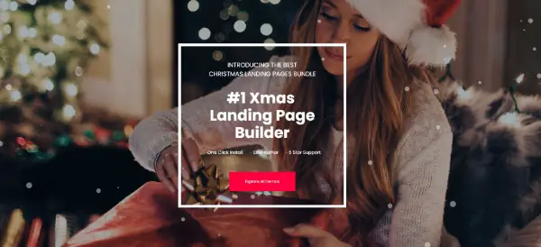 Creative Seasonal HTML Landing Pages: 9. Spirit - Christmas Landing Pages with Page Builder