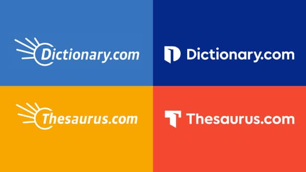 Amazing Logo Redesigns for Inspiration: Dictionary & Thesaurus