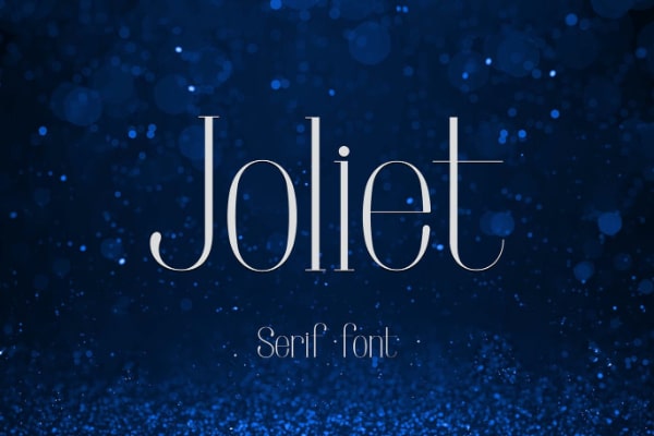 Modern Didone Fonts for your collection: Joliet