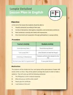Detailed Lesson Plan – free Google Docs template