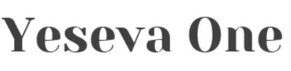Modern Didone Fonts for your collection: Yeseva One