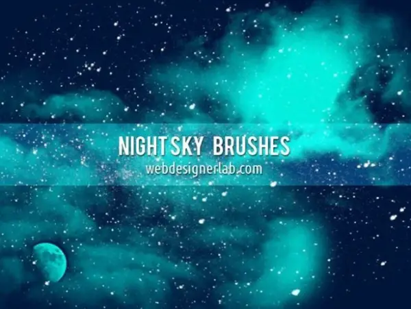 Most Useful Photoshop Brushes in 2021: Night Sky