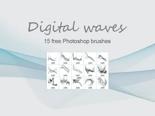 Most Useful Photoshop Brushes in 2021: Digital Waves