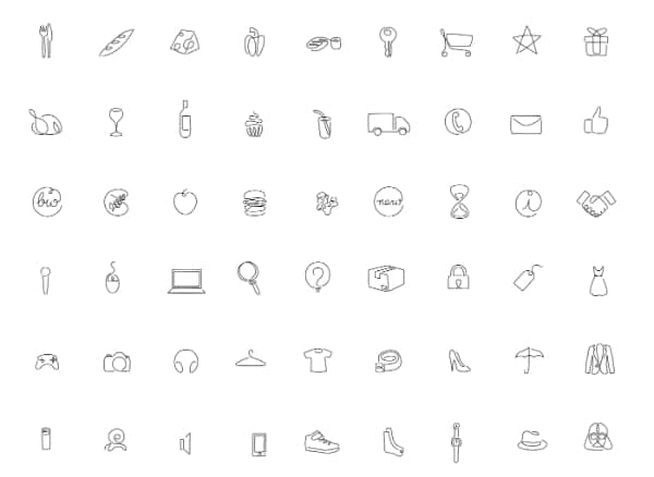 Highly Creative Icon Sets for Designers: Line
