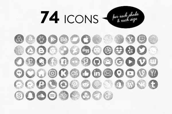 Highly Creative Icon Sets for Designers: Black & White