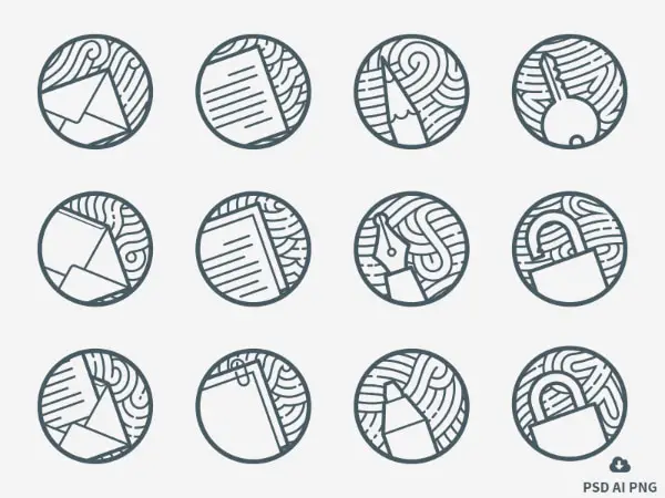 Highly Creative Icon Sets for Designers: Minimal
