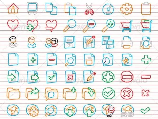 Highly Creative Icon Sets for Designers: Freehand