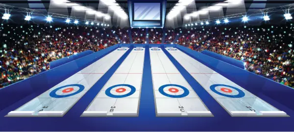 Free Olympic Design Assets For Your Collection: Curling Stadium Background