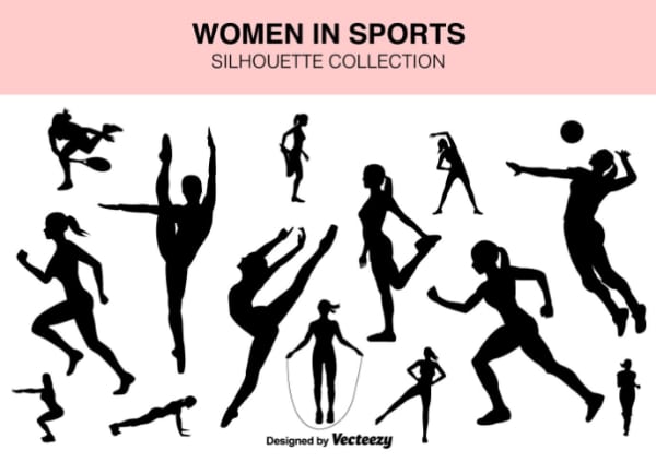 Free Olympic Design Assets For Your Collection: Women in Sports
