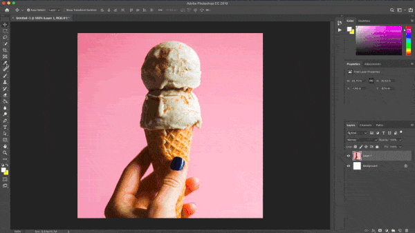 2. Photoshop Screenshot Image: How To Switch to CMYK