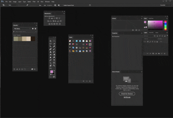 12. Photoshop Screenshot Image: How To Create A Suitable Workspace