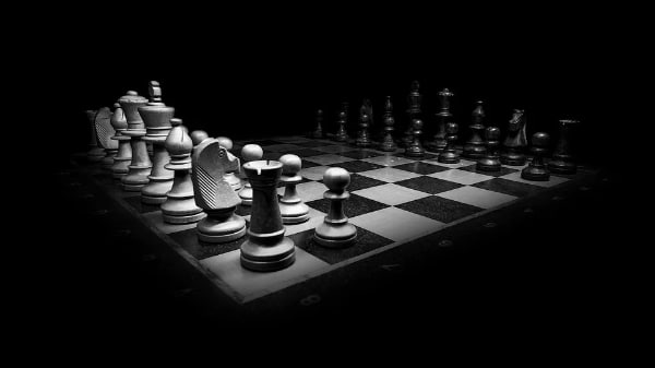 Stunning Free Black and White Stock Photos: Chess Board Game