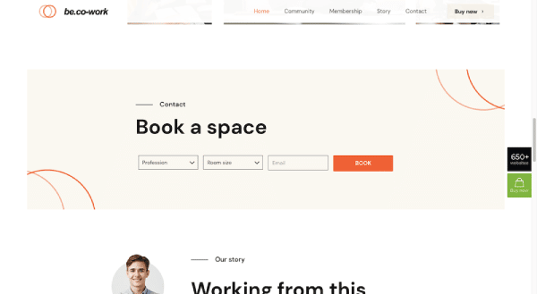BeCoWorking - 5 New Web Design Trends for 2022 And BeTheme Is Ready