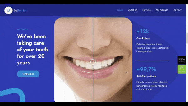 BeDentist4 Image - 5 New Web Design Trends for 2022 And BeTheme Is Ready