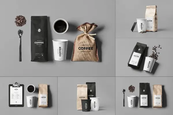 Eco-Friendly Packaging Designs: Coffee Packaging in Minimal Way