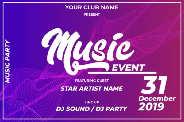 Music Design Asset: Music Event Poster