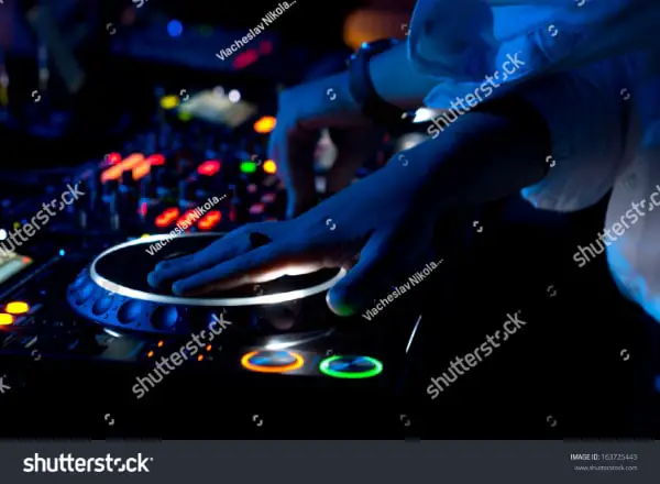 Music Design Asset: Live DJ Photo on Shutterstock