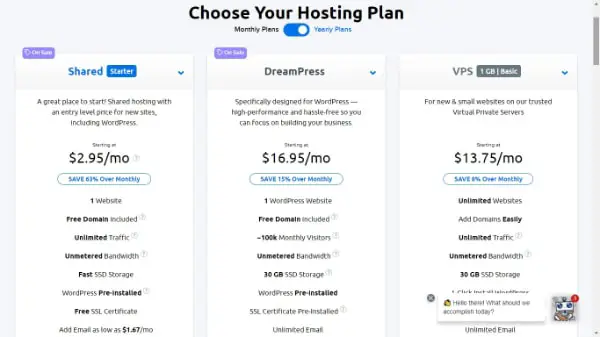 Dreamhost Plan : Detailed Web Hosting Price Comparison