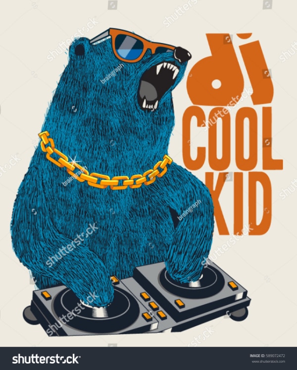 Music Design Asset: DJ Bear at the Party