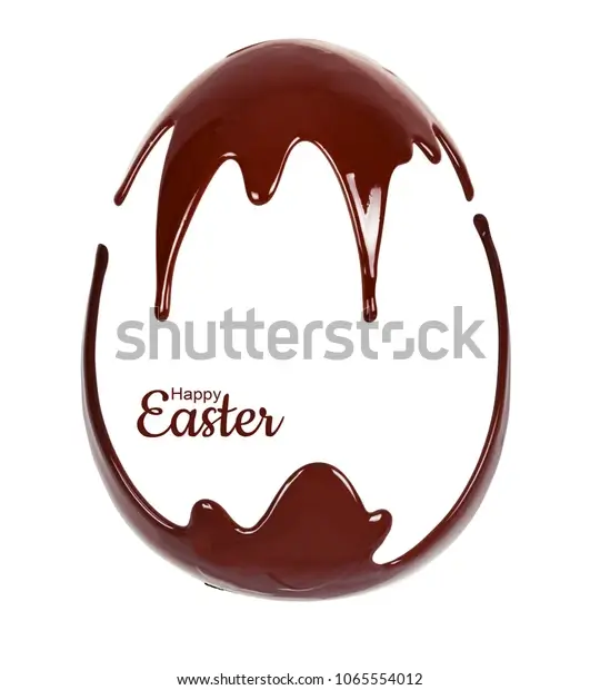 Easter Egg Melted Chocolate Candy Package Design: Shutterstock 1065554012