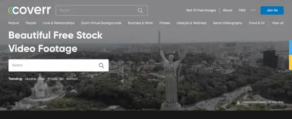 Free Stock Video Website: Coverr