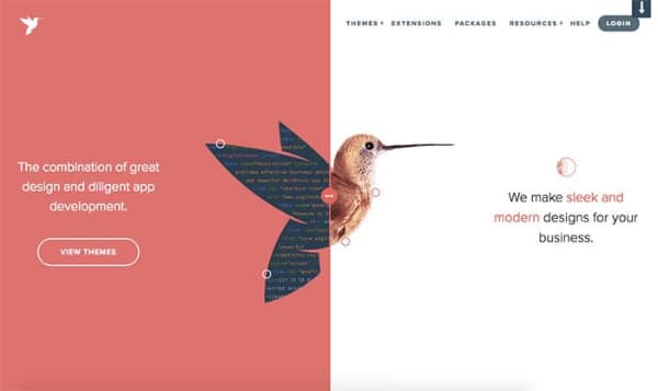 Best Website Design Layout Ideas: Split Screen