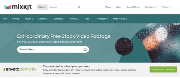 Free Stock Video Website: Mixkit