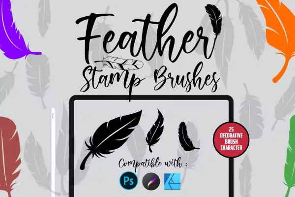 Feather Stamp Brush